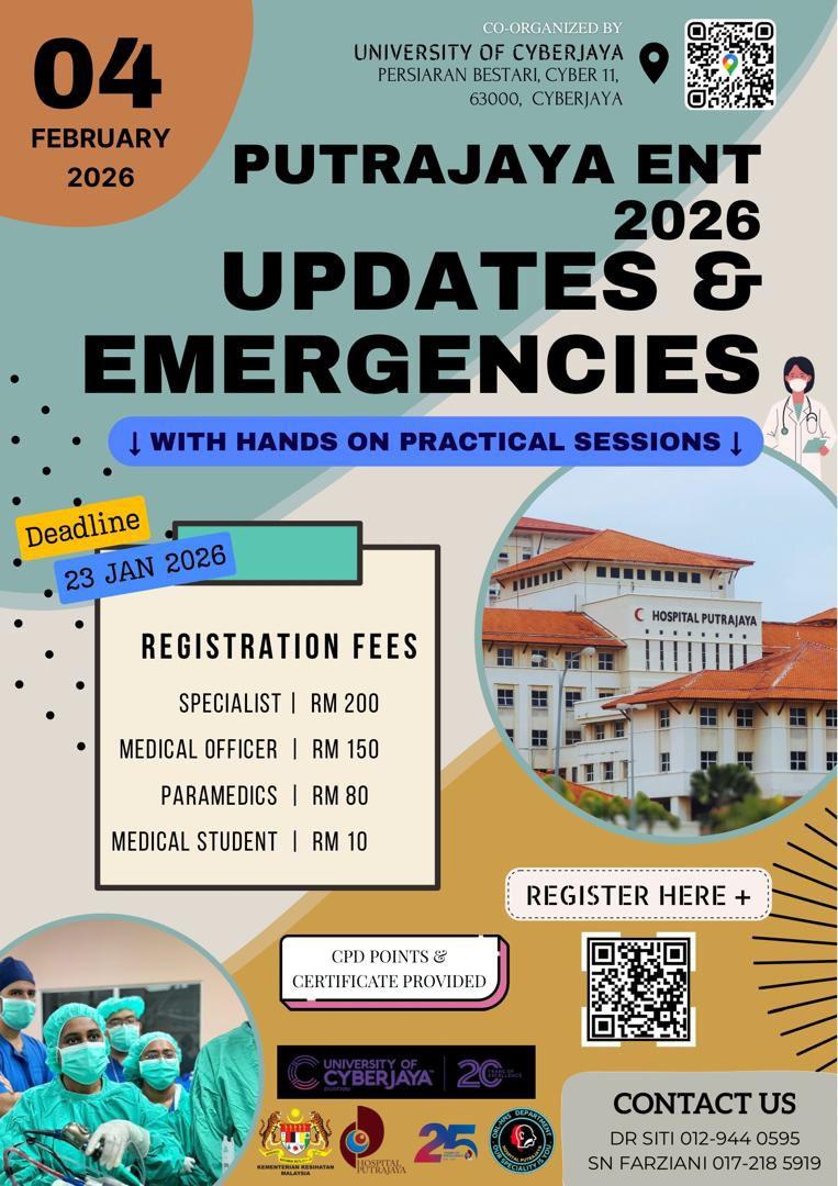 PUTRAJAYA ENT 2026 UPDATES & EMERGENCIES